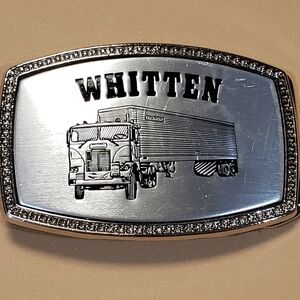 Vintage Whitten Road Haulers Belt Buckle